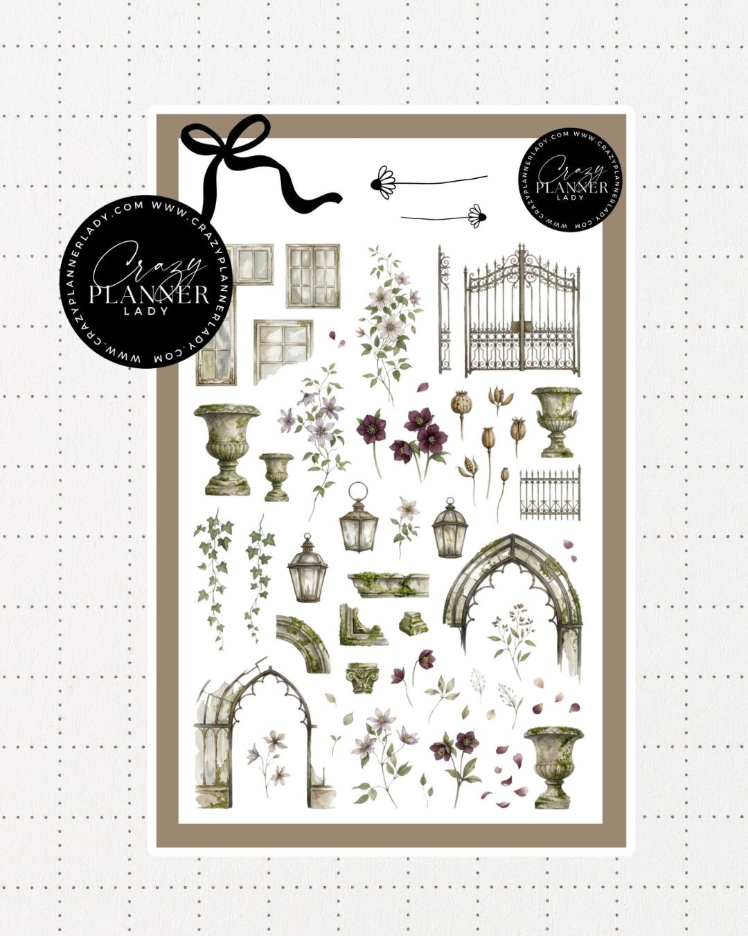 Painted by Nature Sticker Sheet | 03 | Watercolor Planner Stickers | Journal Stickers | Decorative Stickers