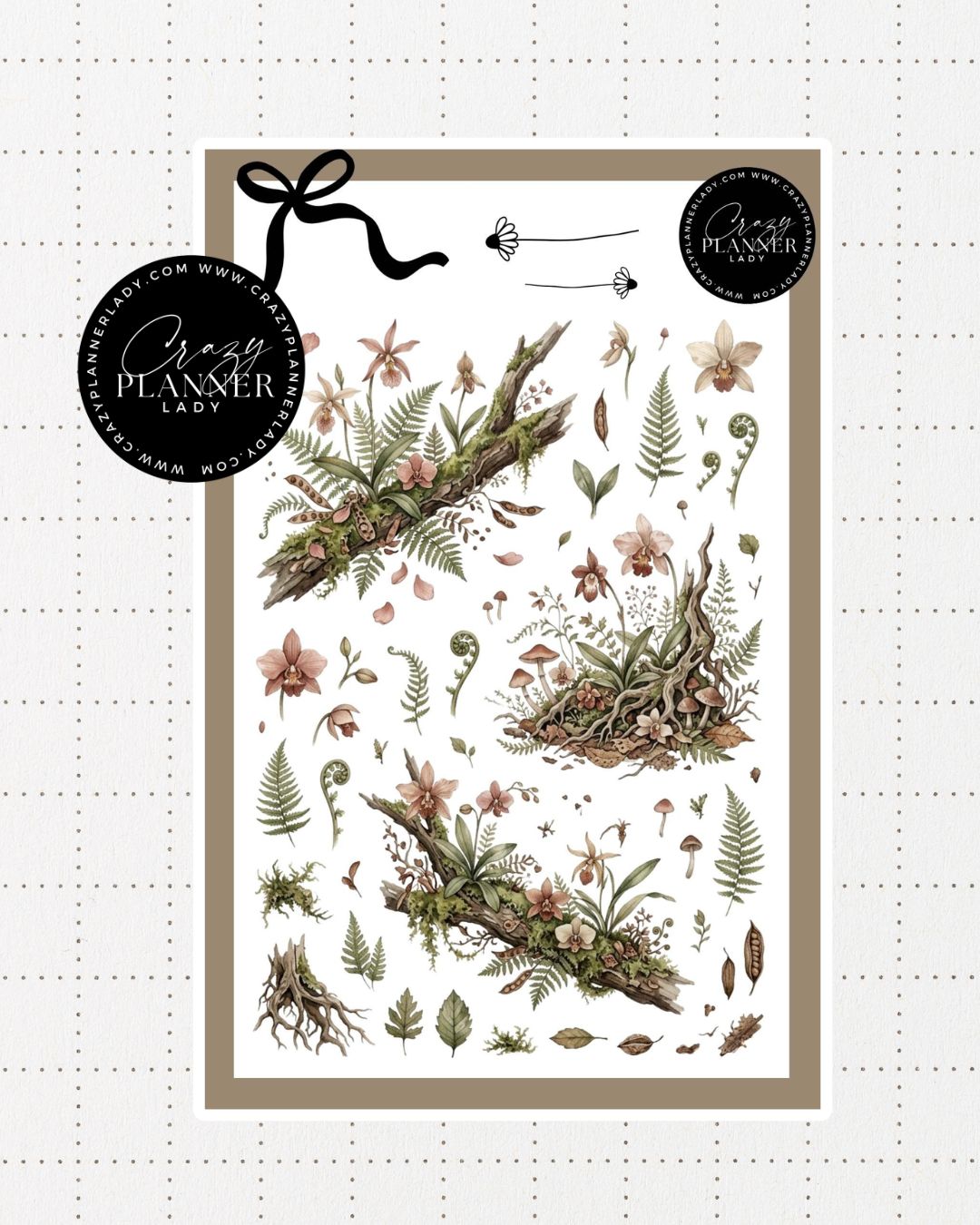 Painted by Nature Sticker Sheet | 02 | Watercolor Planner Stickers | Journal Stickers | Decorative Stickers