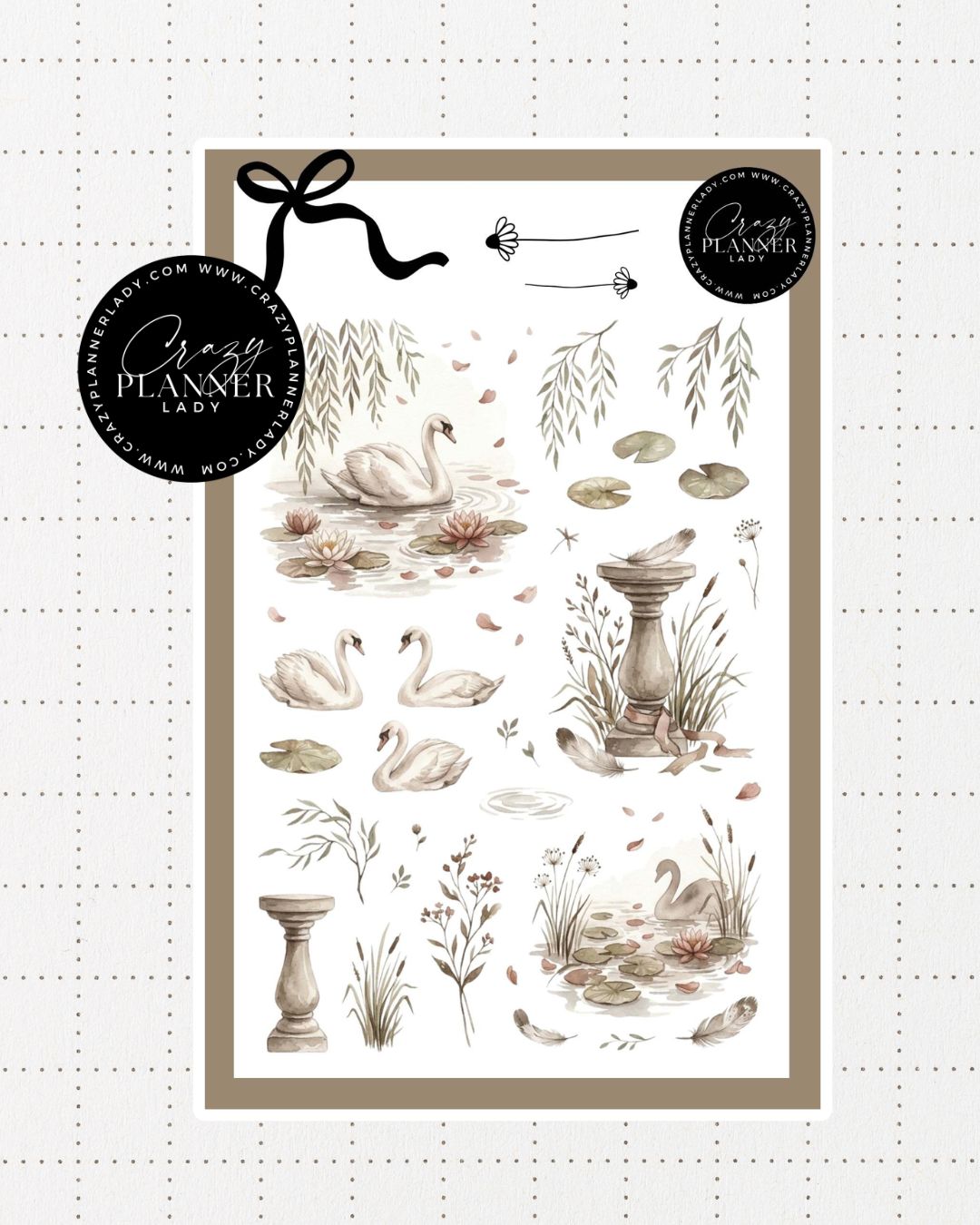 Painted by Nature Sticker Sheet | 01 | Watercolor Planner Stickers | Journal Stickers | Decorative Stickers