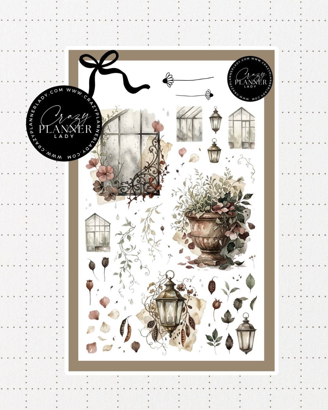 Painted by Nature Sticker Sheet | 13 | Watercolor Planner Stickers | Journal Stickers | Decorative Stickers (Copy)