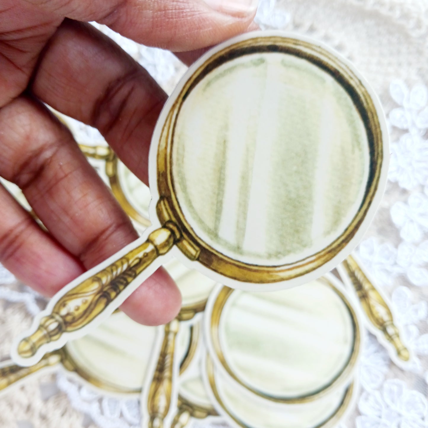 Vintage Magnifying Glass Sickers Pack