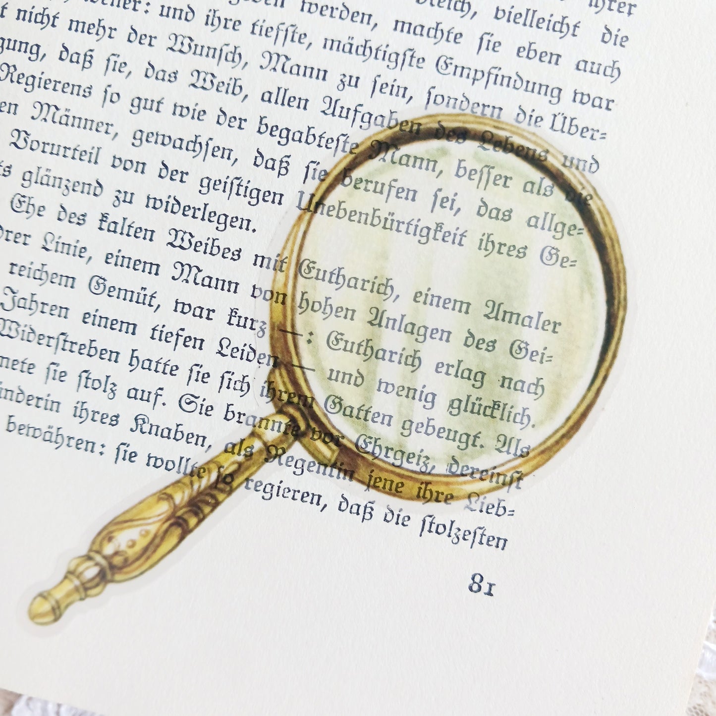 Vintage Magnifying Glass Sickers Pack