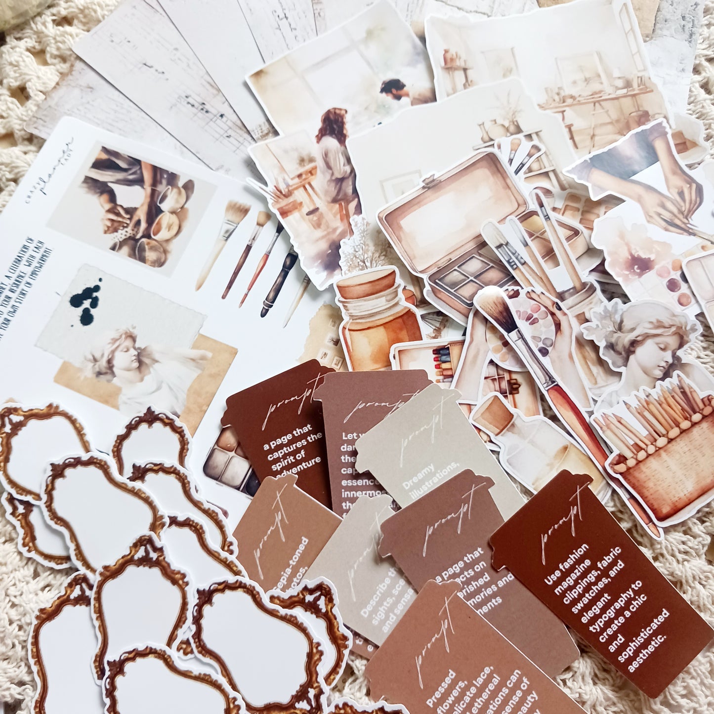 Art Mini Journal Kit for Scrapbooking & Journaling