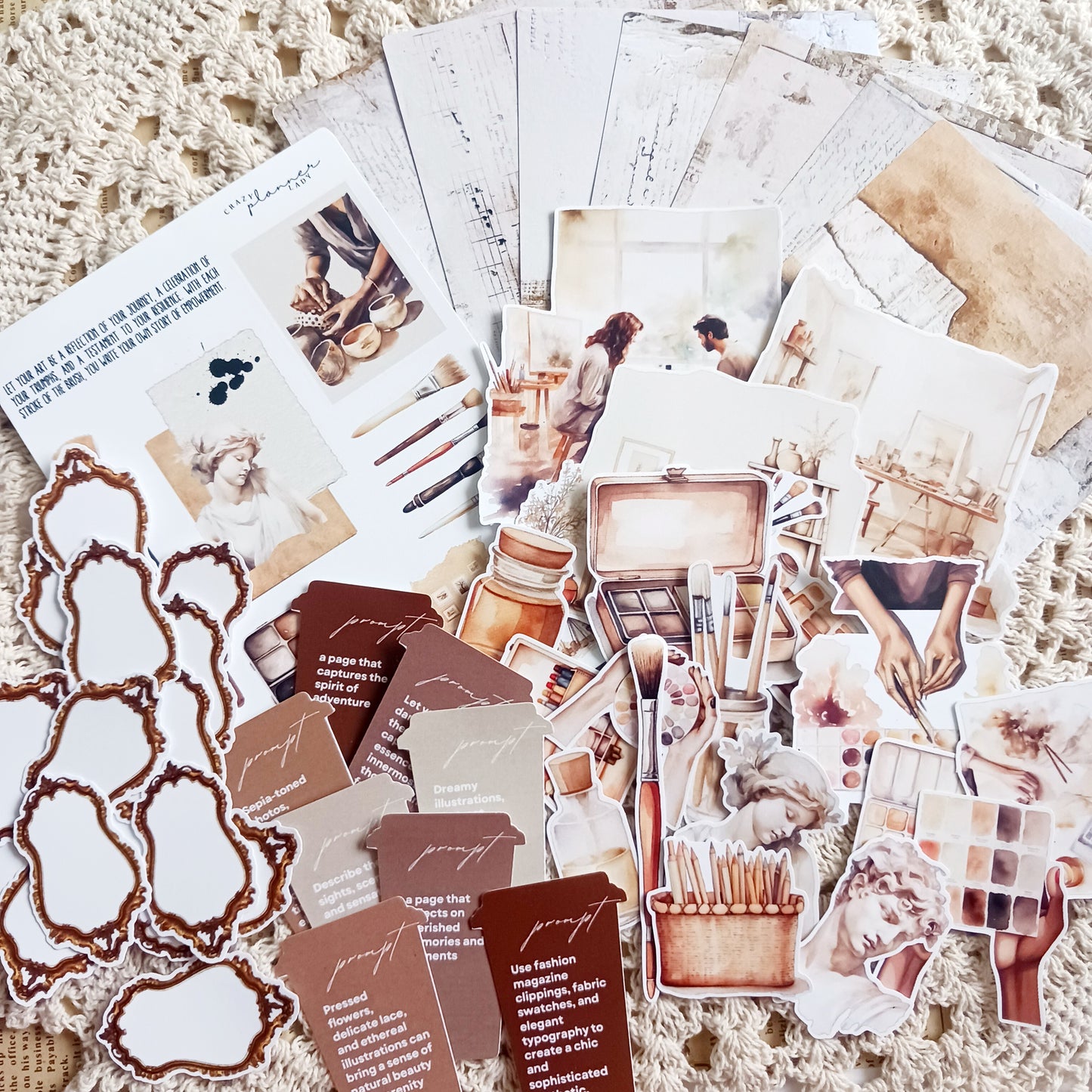 Art Mini Journal Kit for Scrapbooking & Journaling