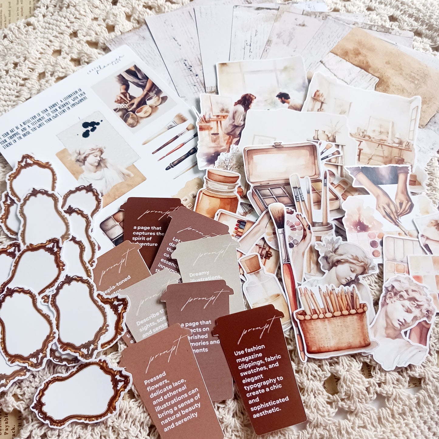 Art Mini Journal Kit for Scrapbooking & Journaling