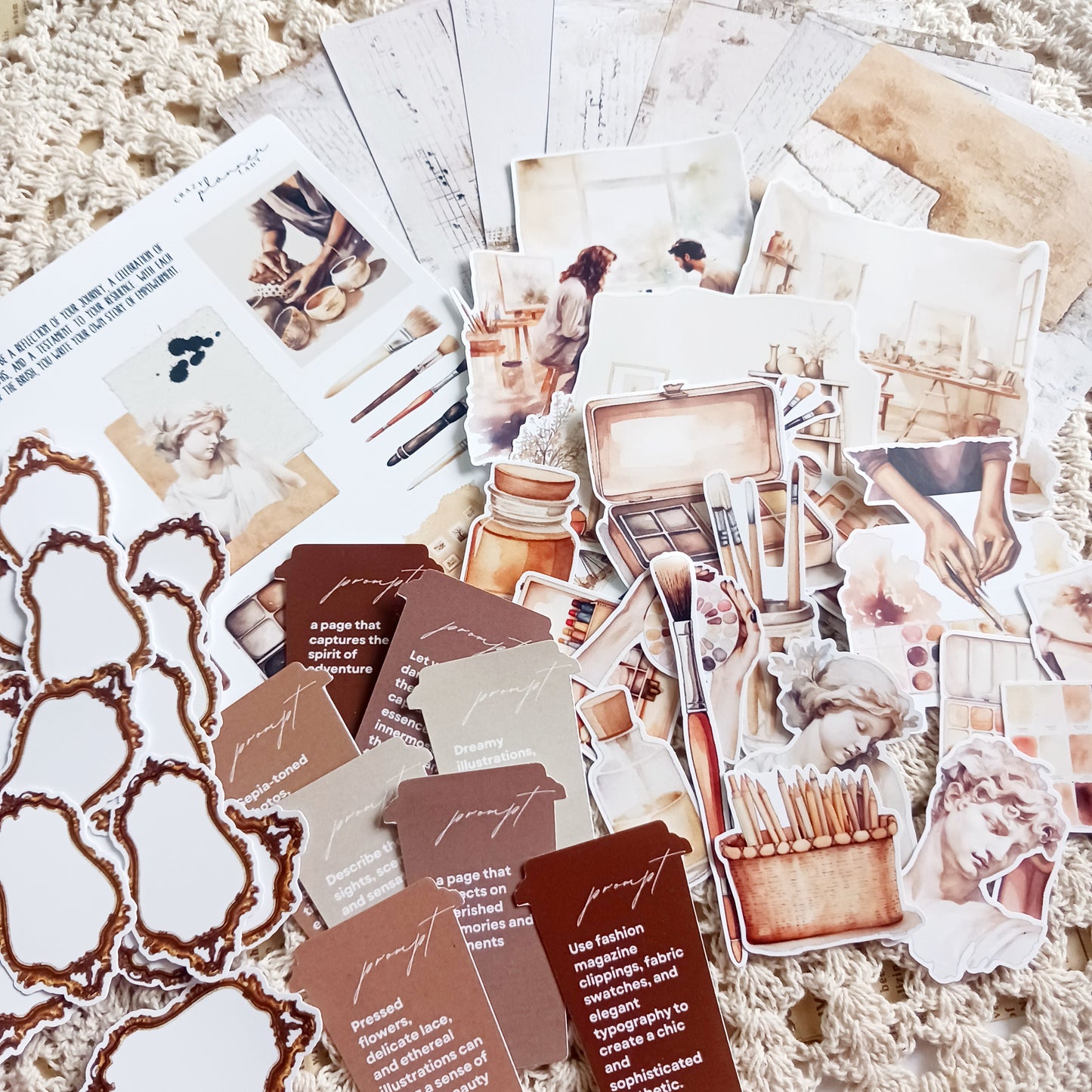 Art Mini Journal Kit for Scrapbooking & Journaling
