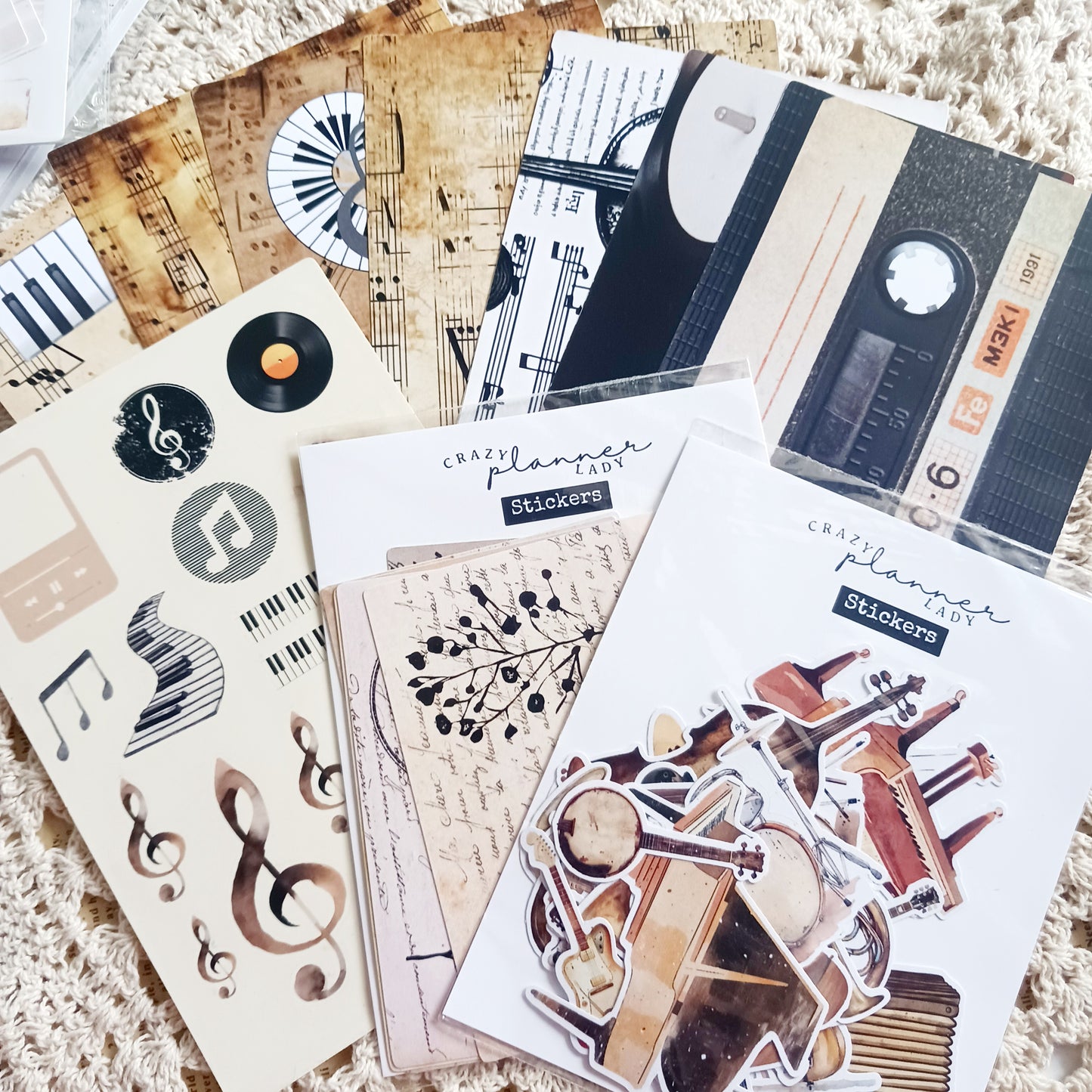 Music Mini Journal Kit - Journaling & Scrapbooking Essentials