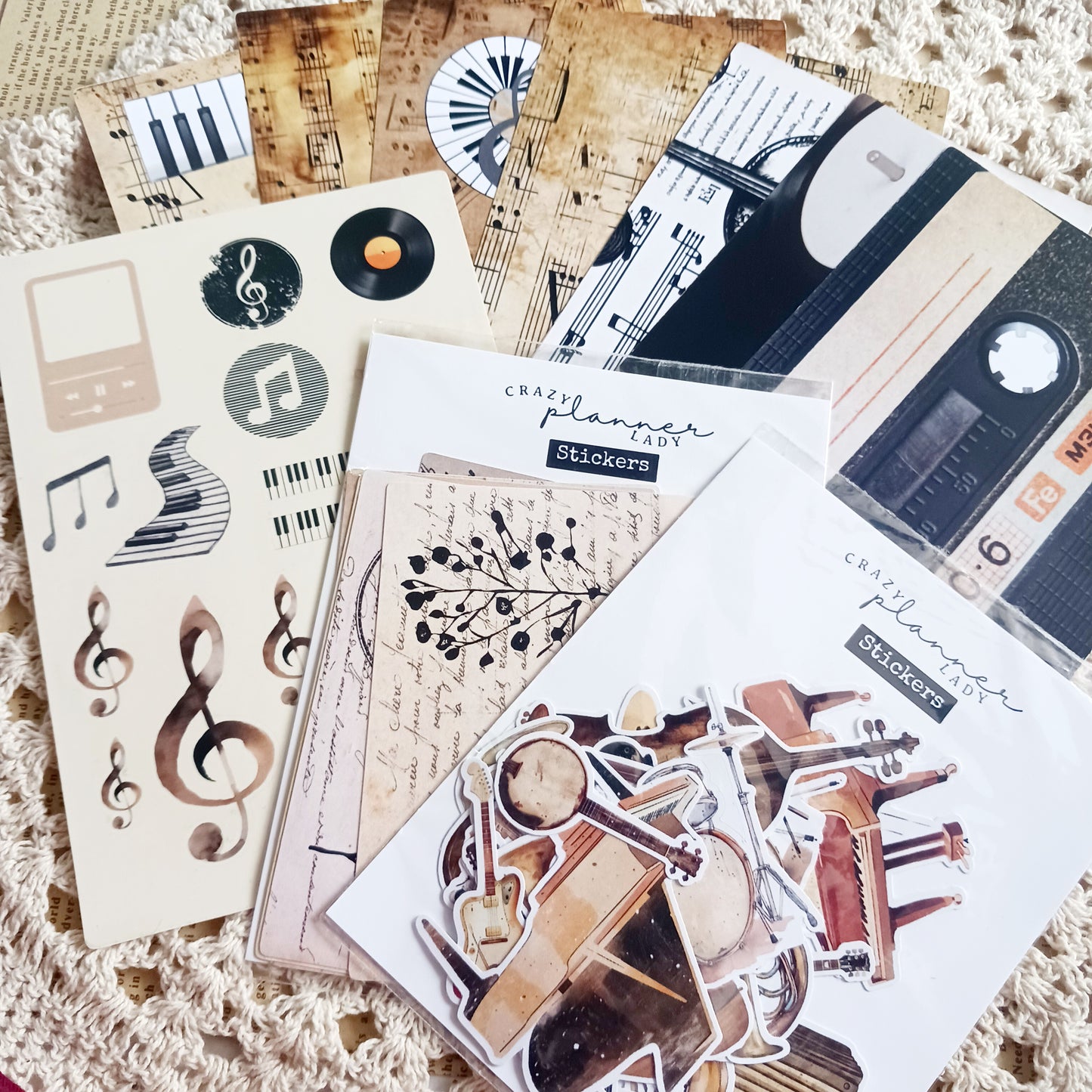 Music Mini Journal Kit - Journaling & Scrapbooking Essentials