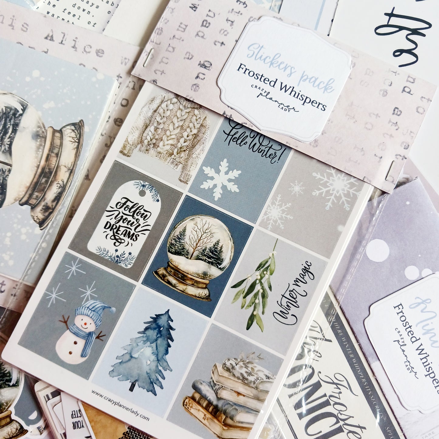 Sticker Sheets Bundle - Frosted Whispers