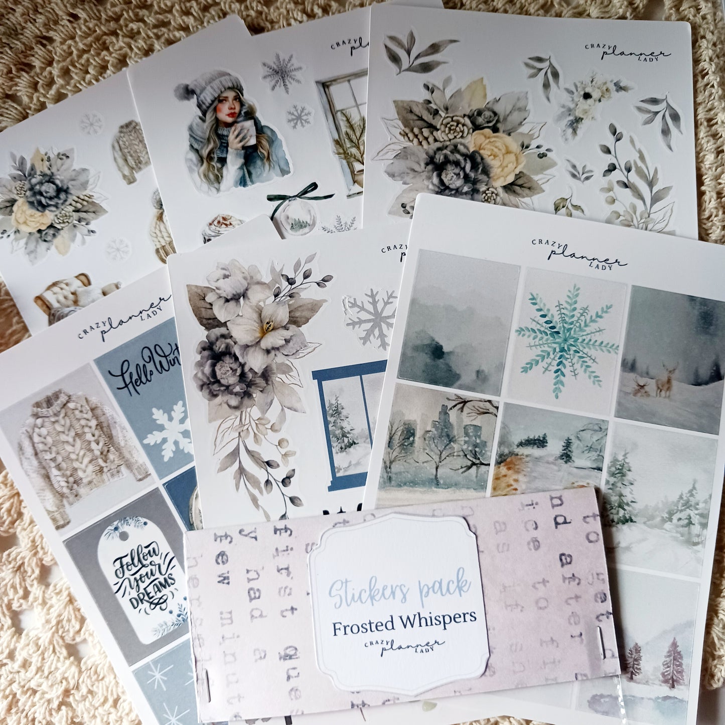 Sticker Sheets Bundle - Frosted Whispers