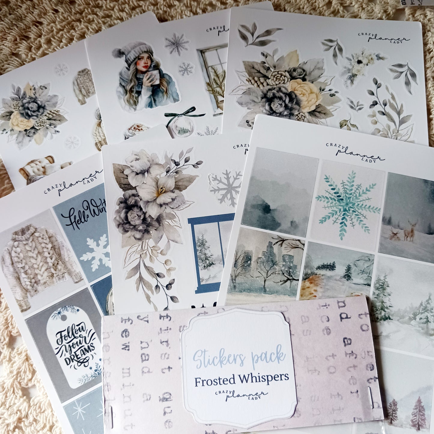 Sticker Sheets Bundle - Frosted Whispers
