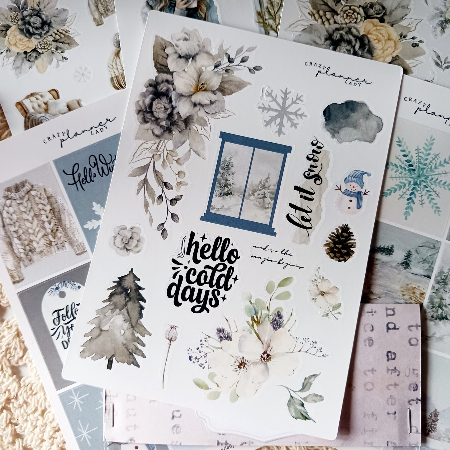 Sticker Sheets Bundle - Frosted Whispers