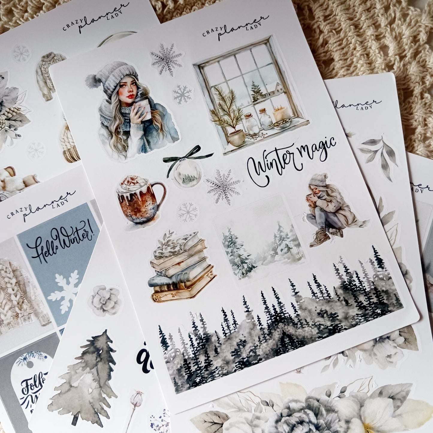 Sticker Sheets Bundle - Frosted Whispers