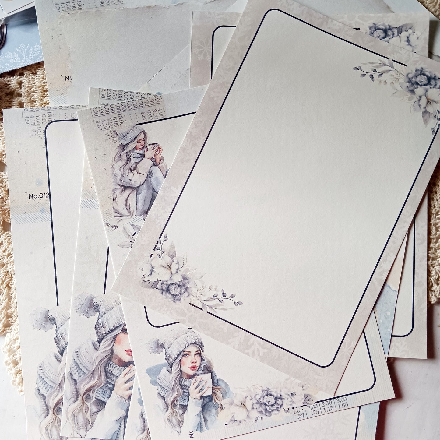 Memo Pages - Frosted Whispers
