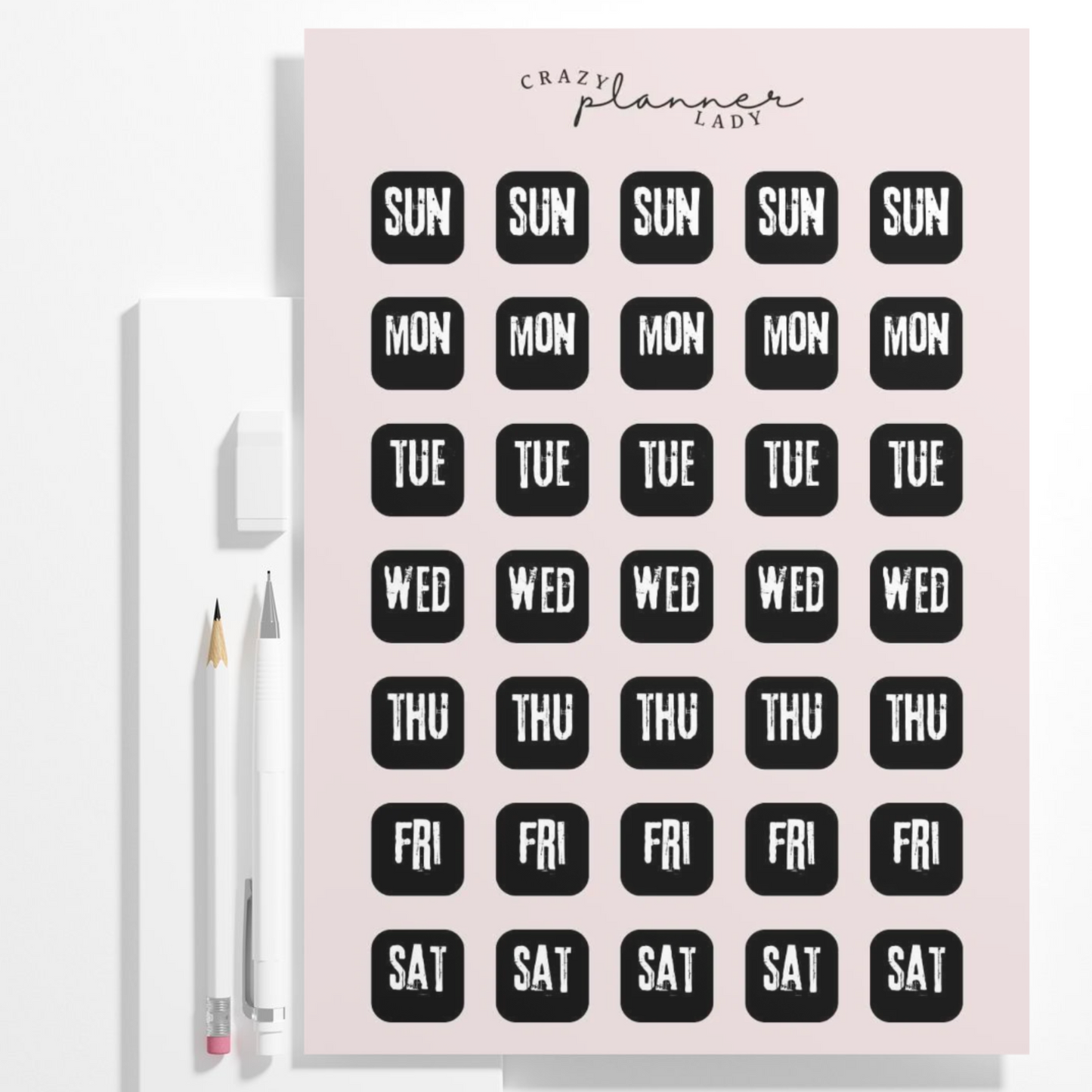 ✨ Functional Planner Stickers 2025 Collection ✨ Weekly Boxes