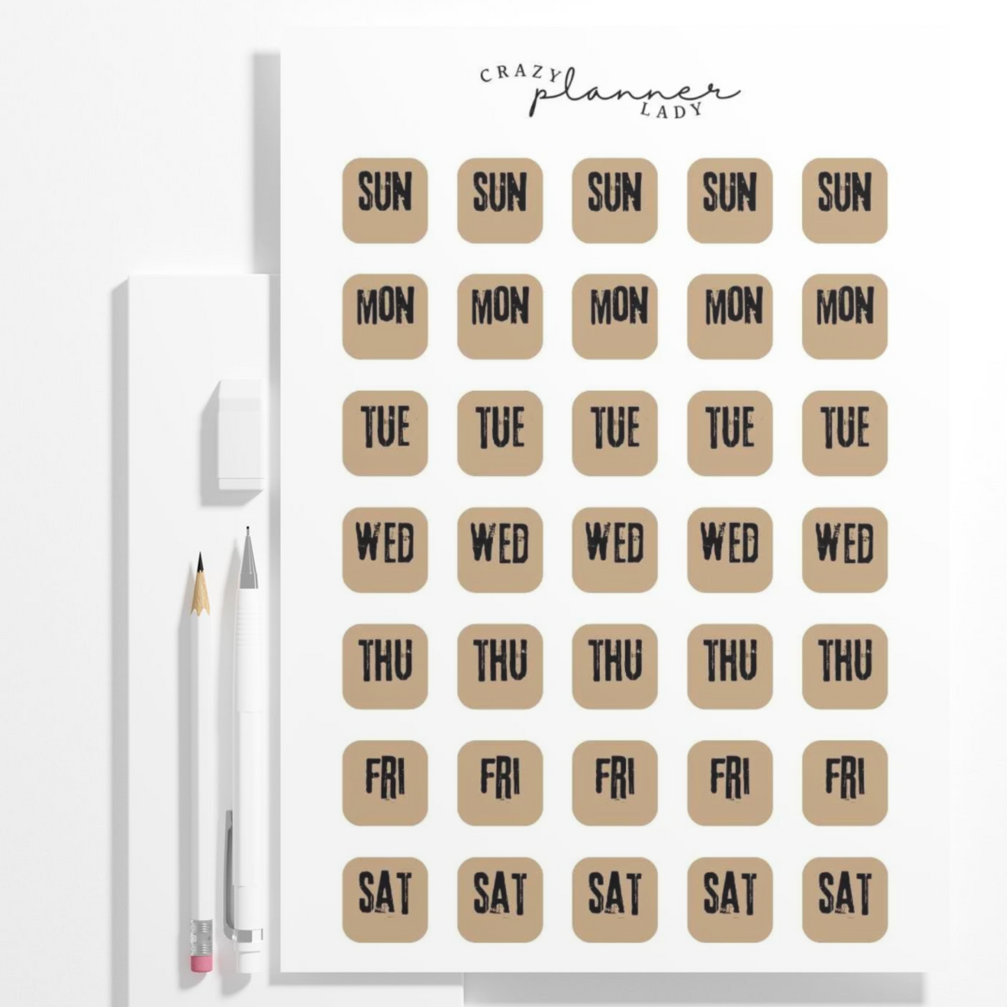 ✨ Functional Planner Stickers 2025 Collection ✨ Weekly Boxes