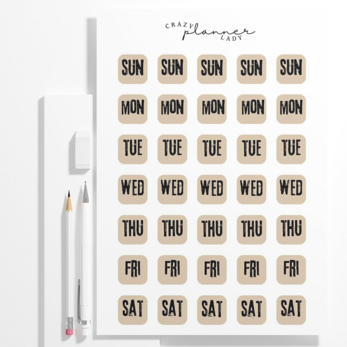 ✨ Functional Planner Stickers 2025 Collection ✨ Weekly Boxes
