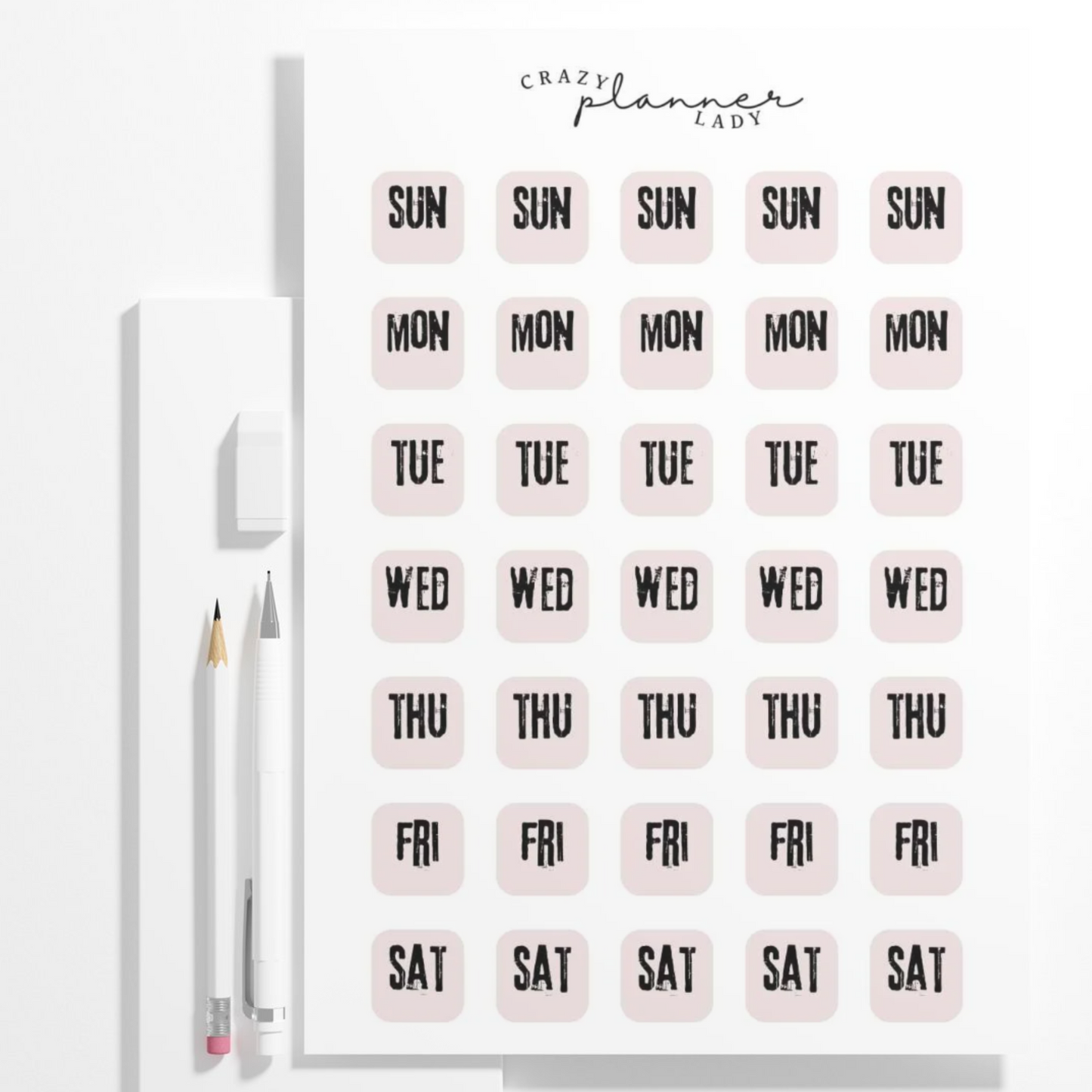 ✨ Functional Planner Stickers 2025 Collection ✨ Weekly Boxes