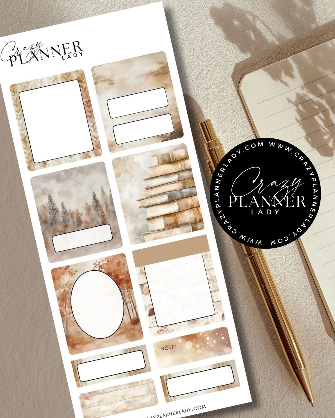 Autumn Sticker Set – Cozy day