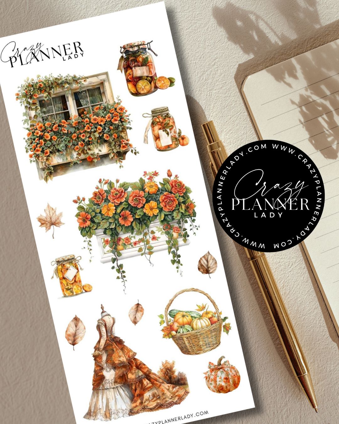 Autumn Sticker Set – meadow