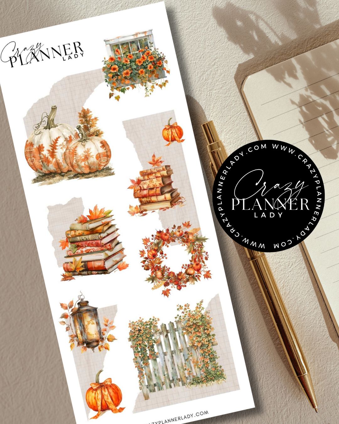 Autumn Sticker Set – meadow