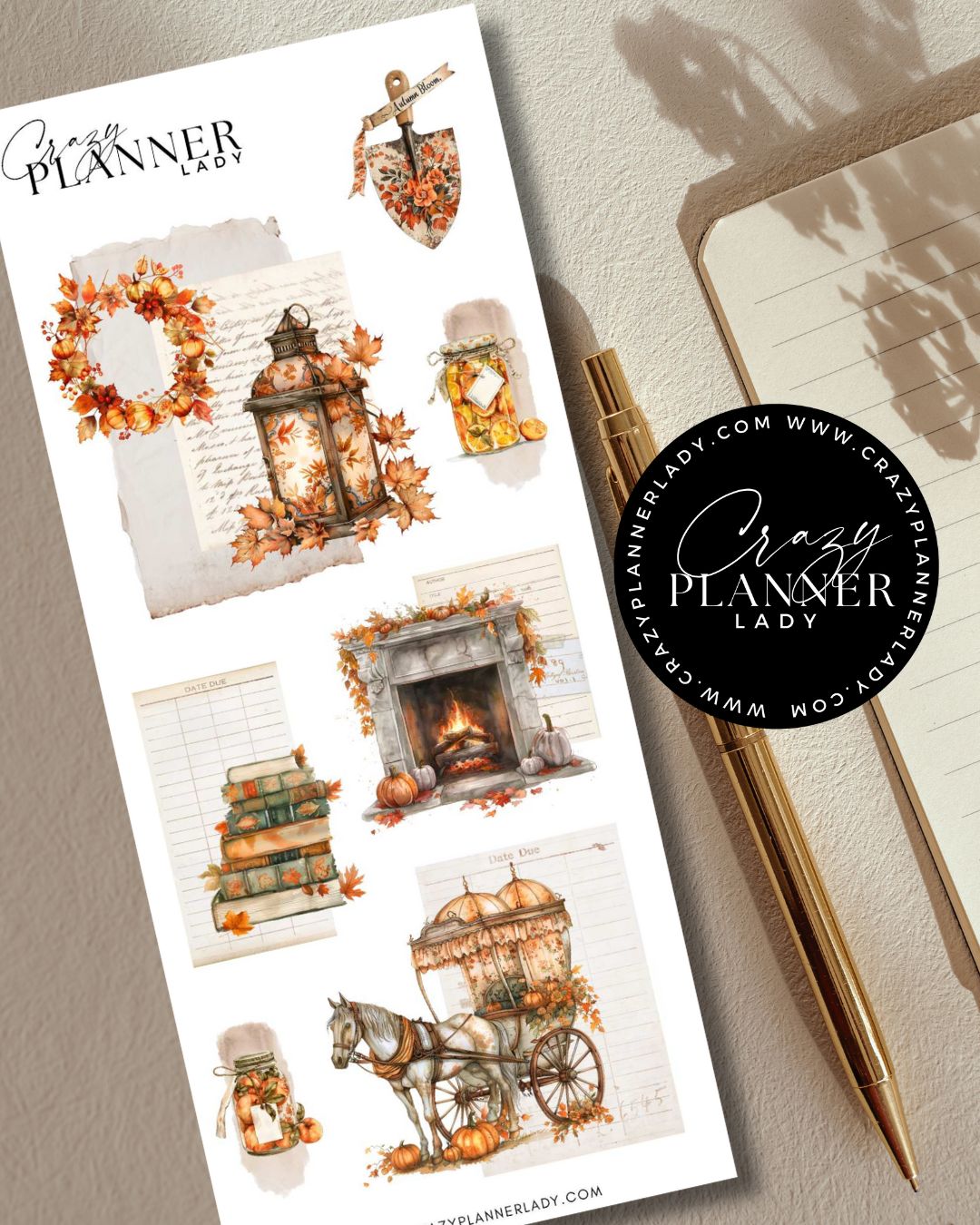 Autumn Sticker Set – meadow
