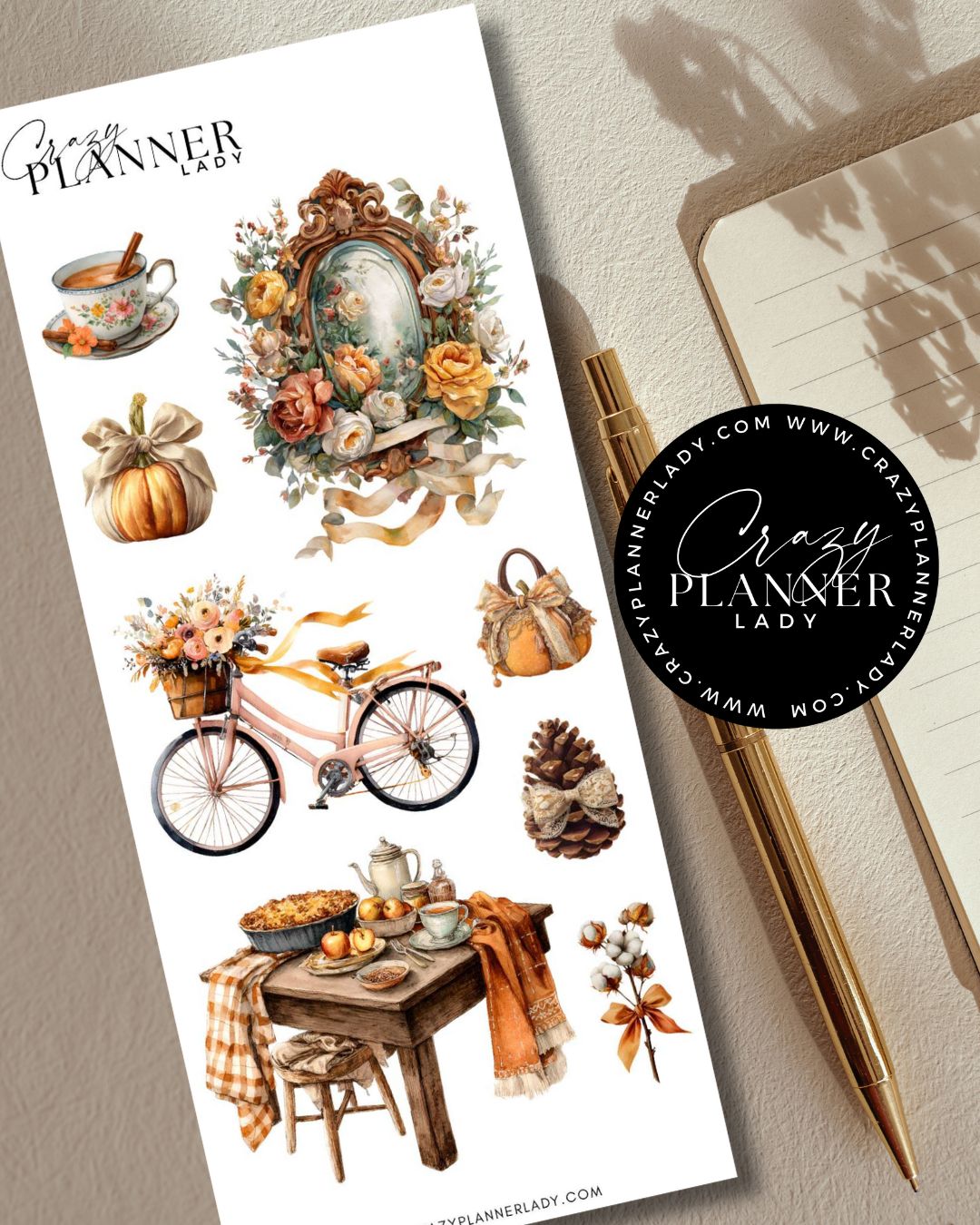 Autumn Sticker Set – Boho