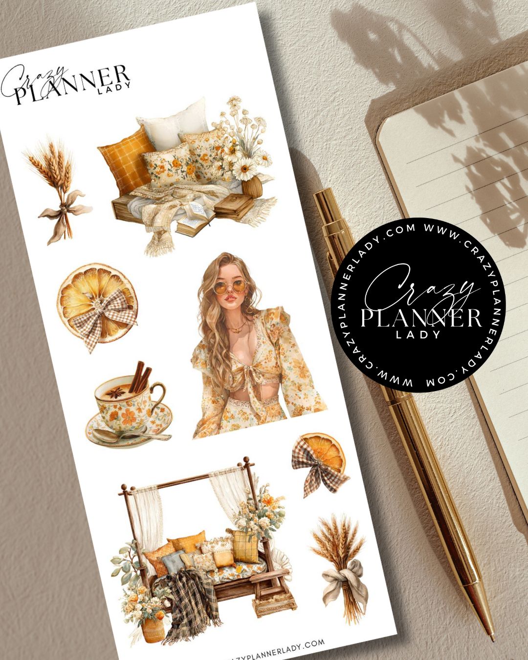 Autumn Sticker Set – Boho