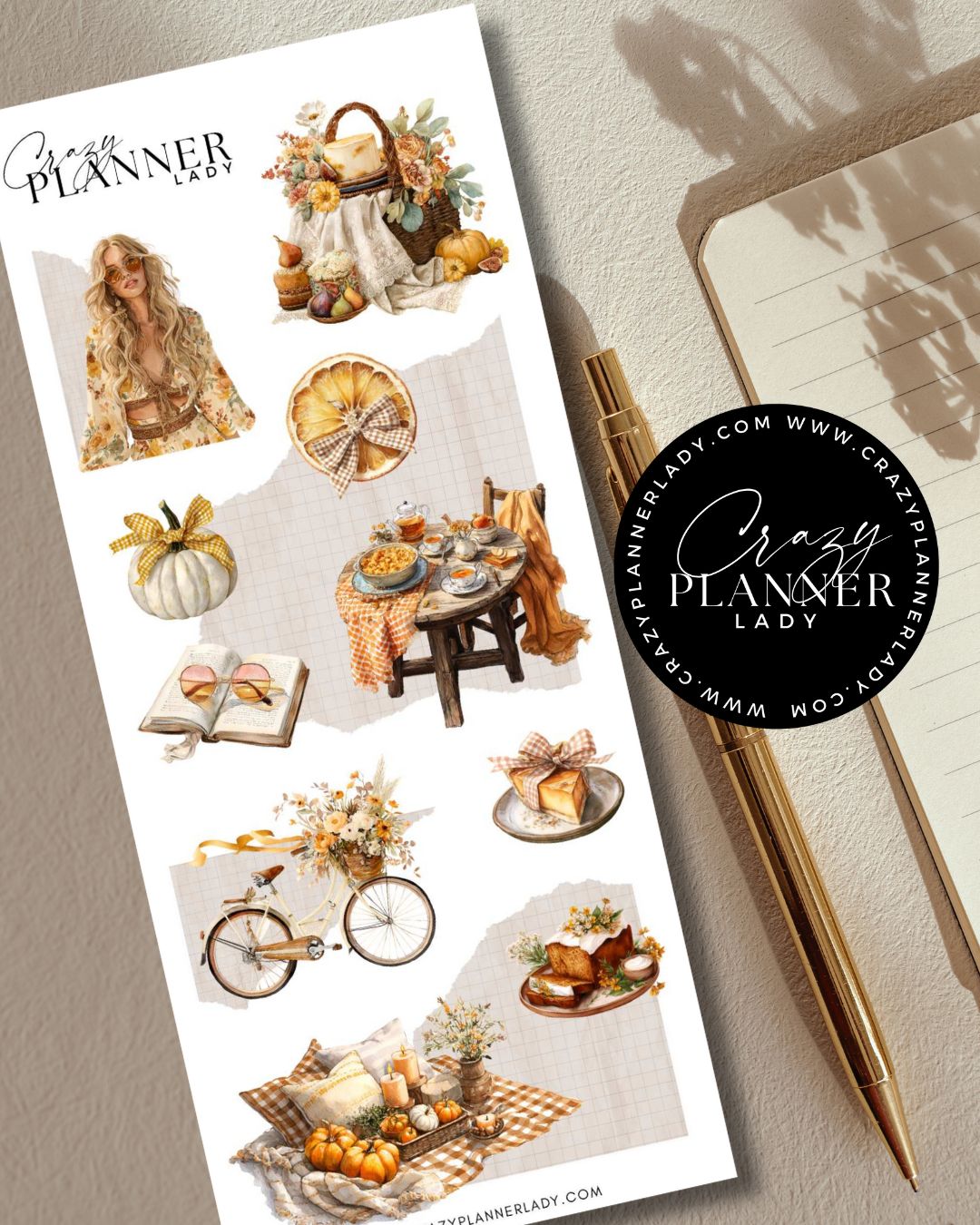 Autumn Sticker Set – Boho