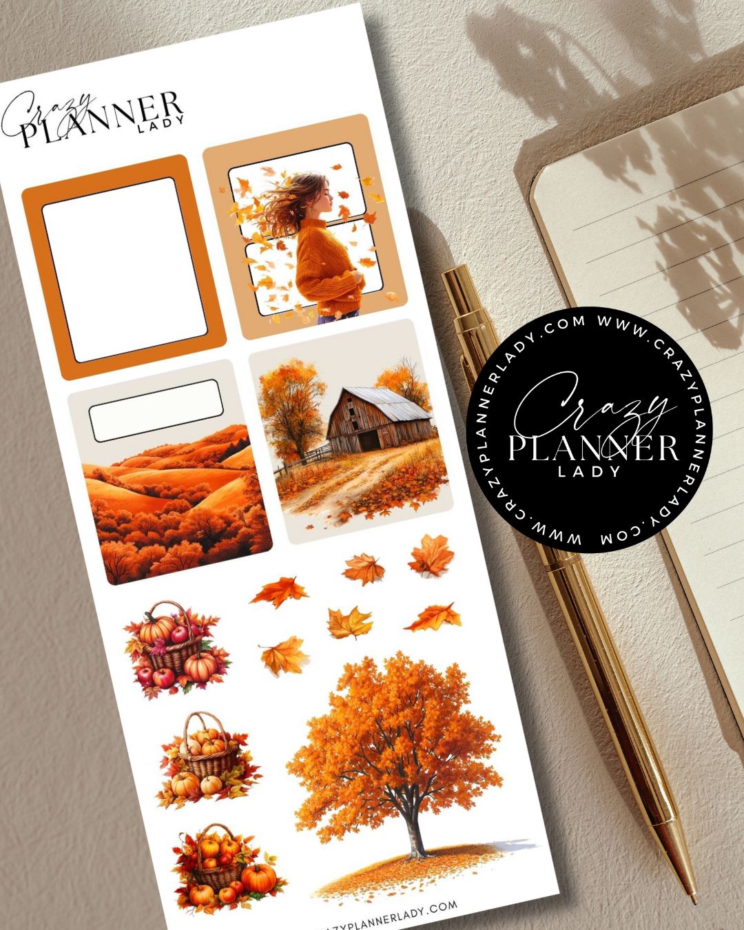 Autumn Sticker Set – Nature Walk