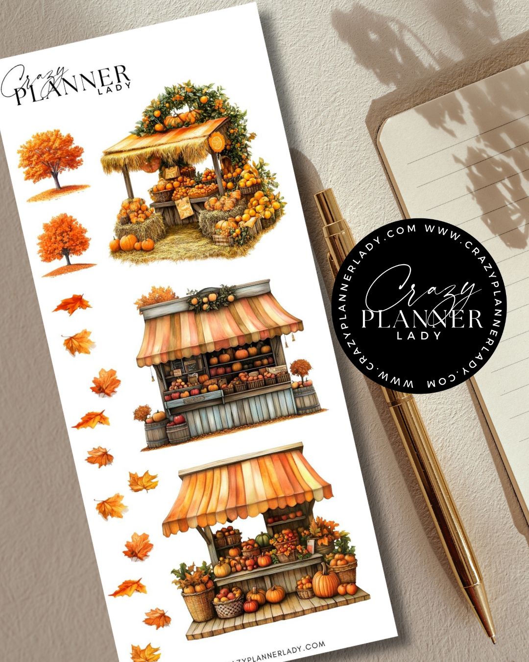 Autumn Sticker Set – Nature Walk