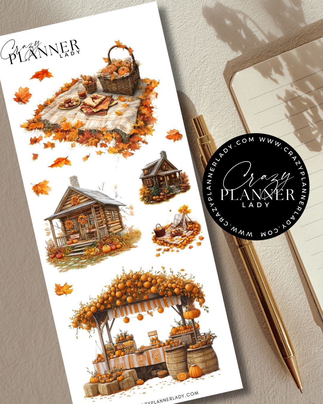 Autumn Sticker Set – Nature Walk