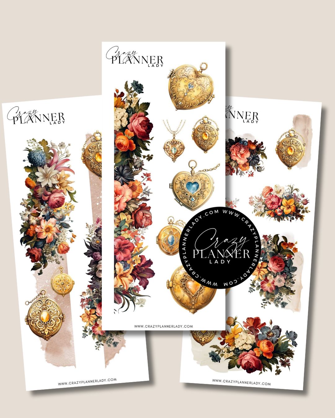 Autumn Sticker Set – Floral keys