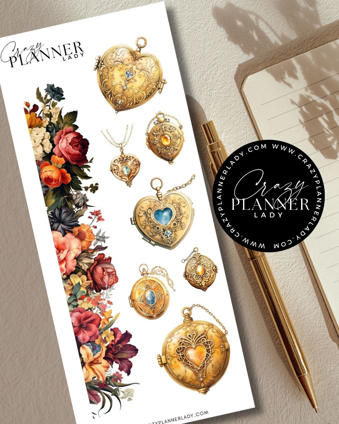 Autumn Sticker Set – Floral keys