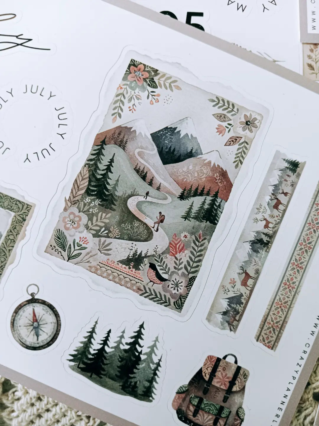 Seasonal Planner Sticker Collection | 12 Premium Velvet Matte Deco Sticker Sheets for Journals, Planners & Scrapbooking