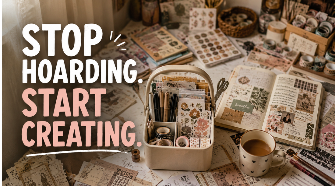 How I Stopped Hoarding Journaling Supplies and Finally Started Using Them