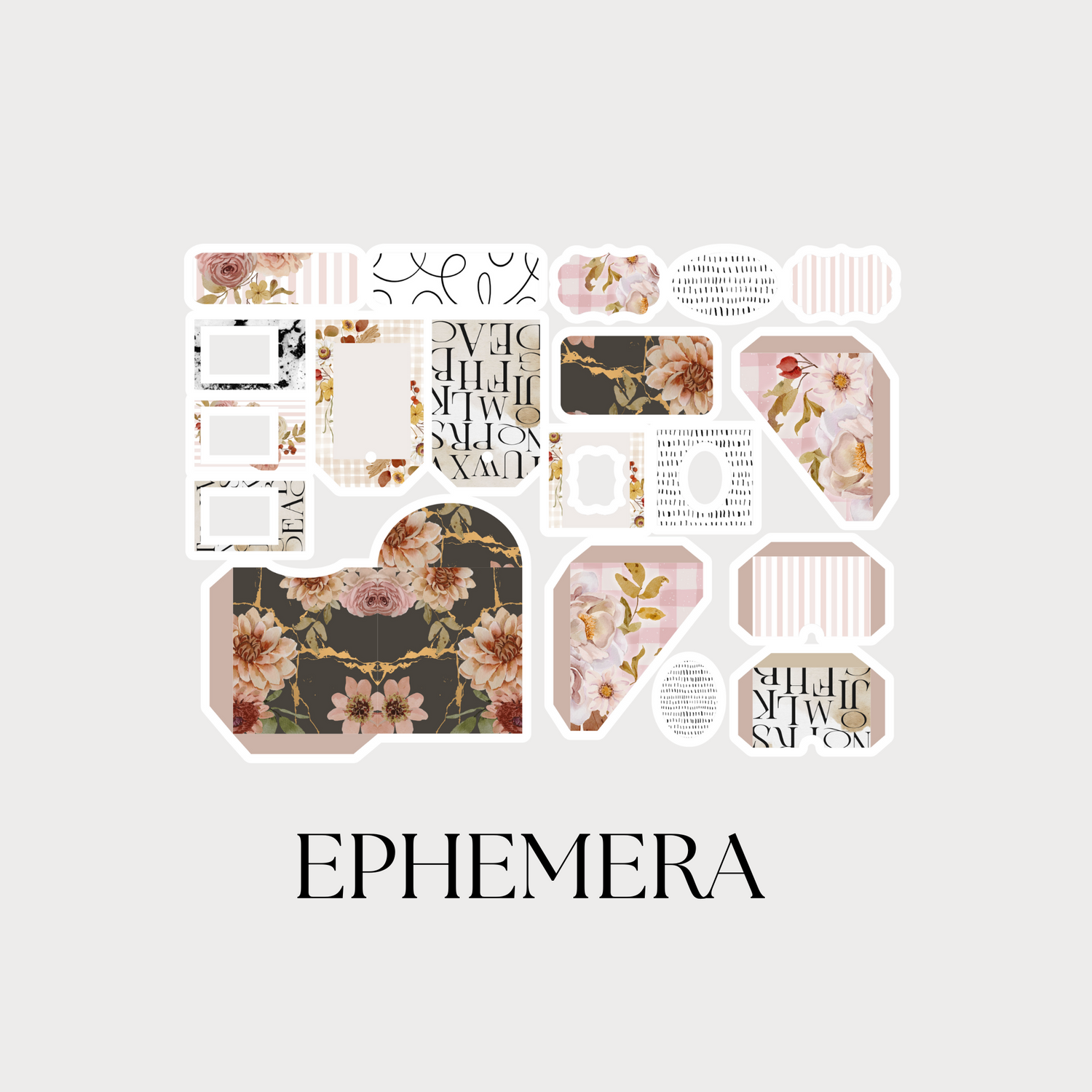 ✔ Ephemera Pack - Tags, Cards, Labels, Notepads