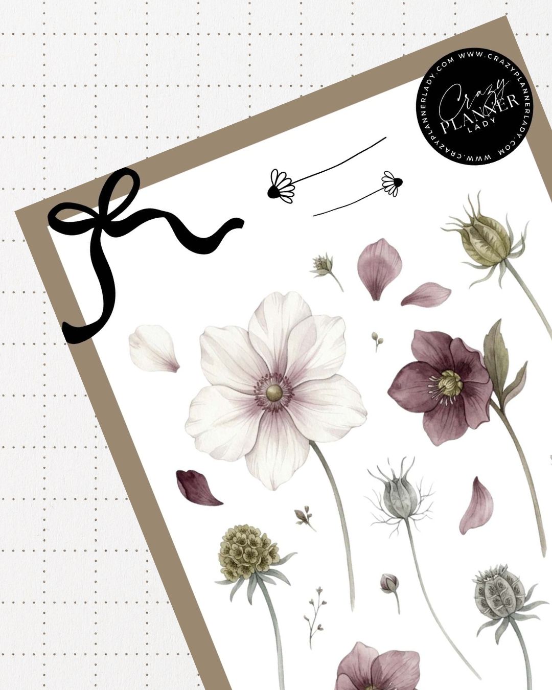 Painted by Nature Sticker Sheet | 15 | Watercolor Planner Stickers | Journal Stickers | Decorative Stickers