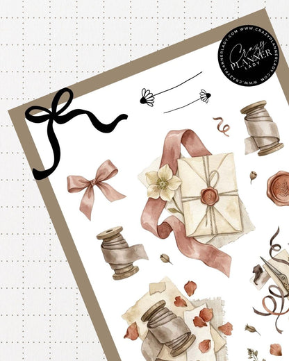 Painted by Nature Sticker Sheet | 06 | Watercolor Planner Stickers | Journal Stickers | Decorative Stickers
