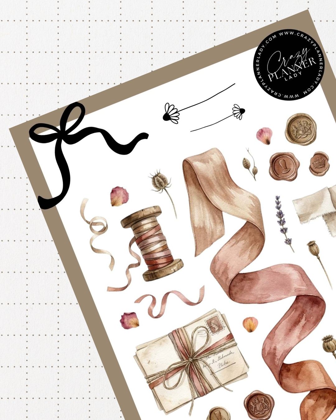 Painted by Nature Sticker Sheet | 05 | Watercolor Planner Stickers | Journal Stickers | Decorative Stickers