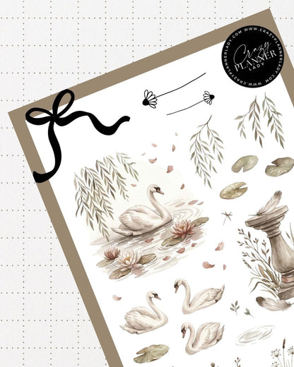 Painted by Nature Sticker Sheet | 01 | Watercolor Planner Stickers | Journal Stickers | Decorative Stickers