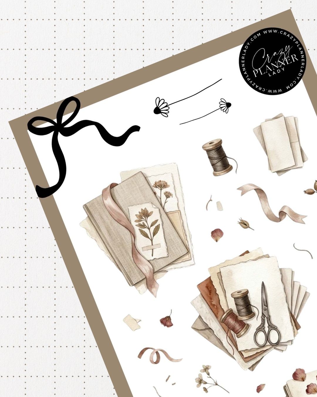 Painted by Nature Sticker Sheet | 16 | Watercolor Planner Stickers | Journal Stickers | Decorative Stickers