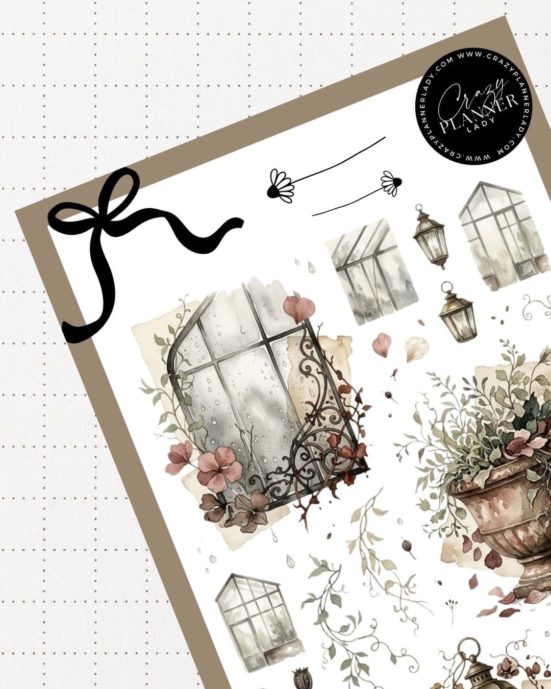 Painted by Nature Sticker Sheet | 13 | Watercolor Planner Stickers | Journal Stickers | Decorative Stickers (Copy)