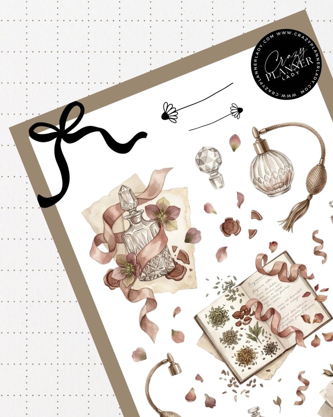 Painted by Nature Sticker Sheet | 10 | Watercolor Planner Stickers | Journal Stickers | Decorative Stickers
