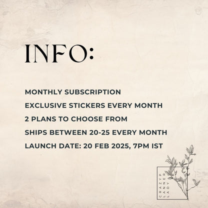 ✨ Join the Crazy Sticker Club! ✨ - Monthly Membership