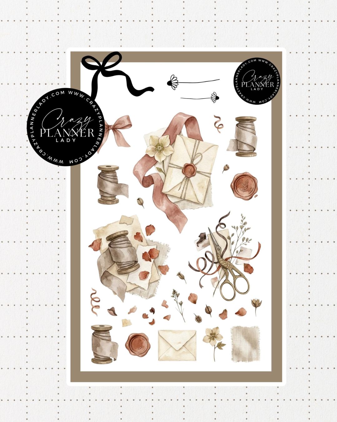 Painted by Nature Sticker Sheet | 06 | Watercolor Planner Stickers | Journal Stickers | Decorative Stickers