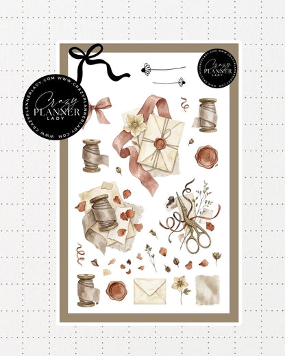 Painted by Nature Sticker Sheet | 06 | Watercolor Planner Stickers | Journal Stickers | Decorative Stickers