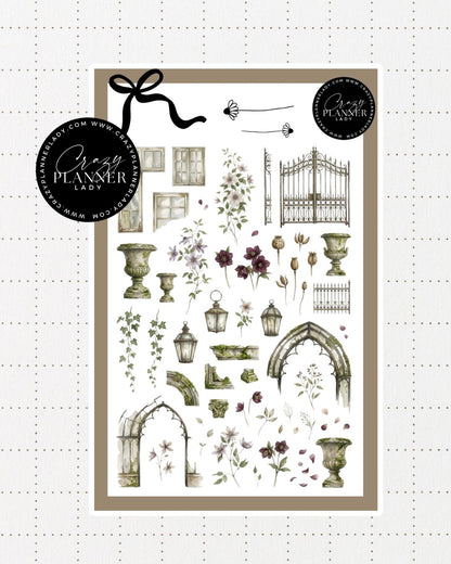Painted by Nature Sticker Sheet | 03 | Watercolor Planner Stickers | Journal Stickers | Decorative Stickers
