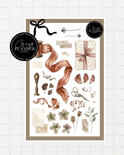 Painted by Nature Sticker Sheet | 04 | Watercolor Planner Stickers | Journal Stickers | Decorative Stickers