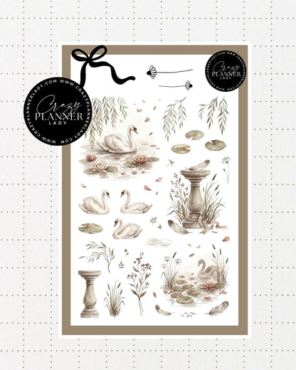 Painted by Nature Sticker Sheet | 01 | Watercolor Planner Stickers | Journal Stickers | Decorative Stickers